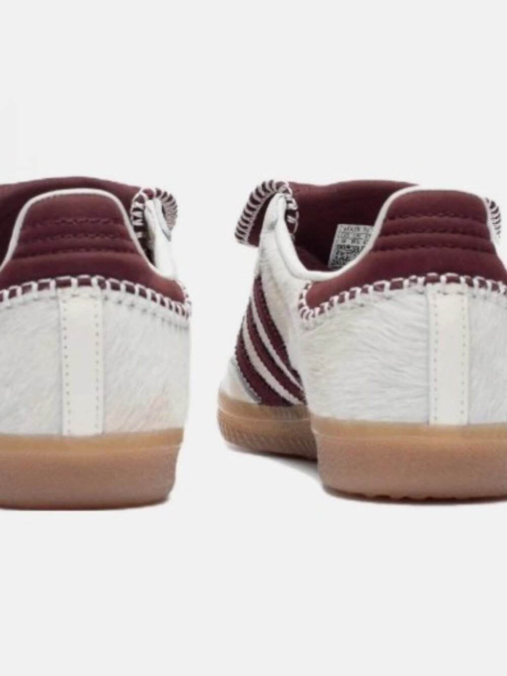 Wales Bonner x adidas Originals Samba "Pony Tonal" - Low-Top Leather Sneakers - Picture 4 of 4